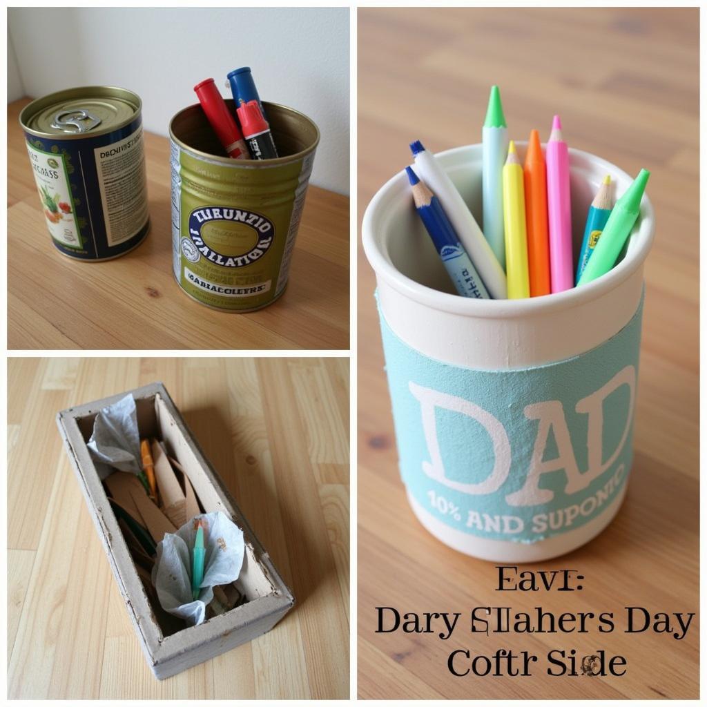 recycled-materials-fathers-day-craft|Upcycled Crafts for Fathers Day: Give Dad a Gift Made with Love and Sustainability