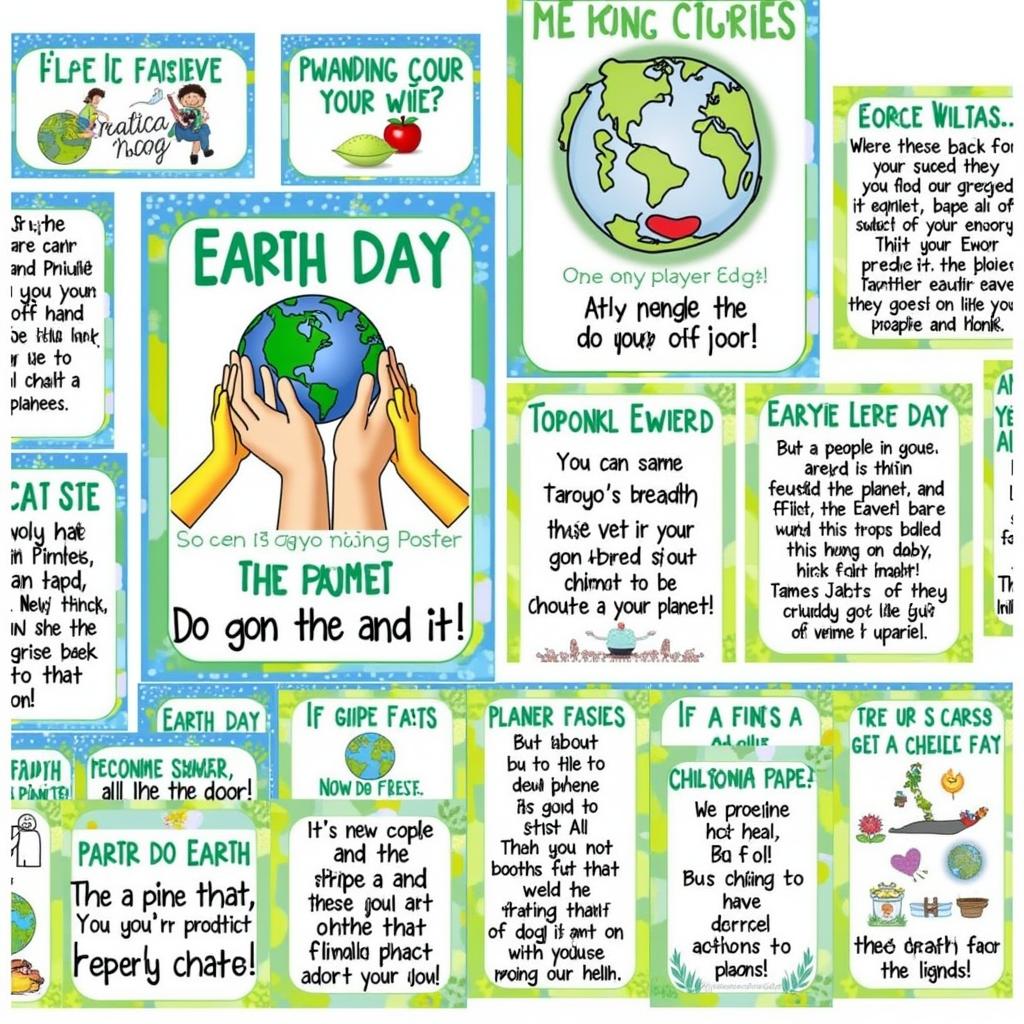 earth-day-posters-signs|Printable Earth Day Posters and Signs for Classroom and Home Decor