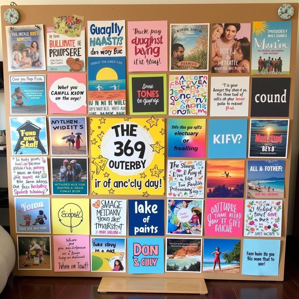 Creating a 369 Manifestation Vision Board