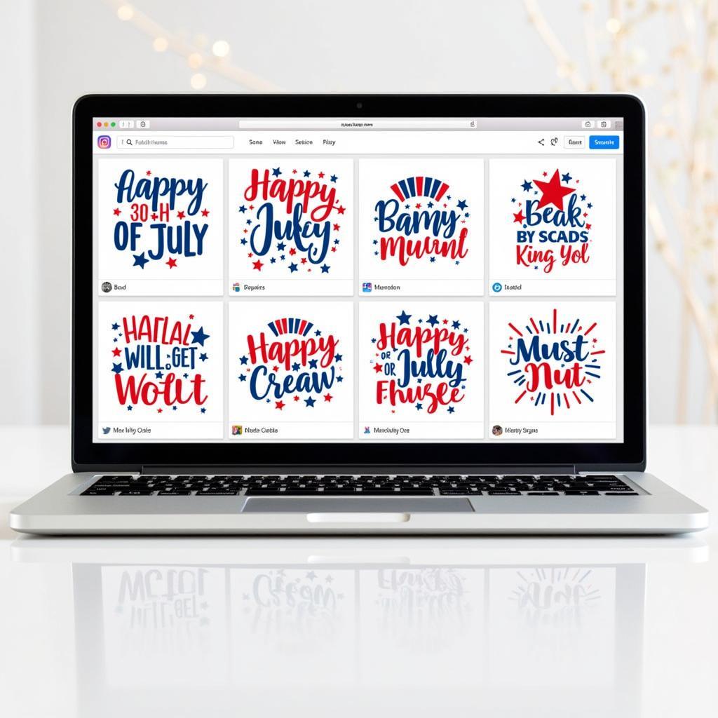 4th of July SVG Digital Graphics