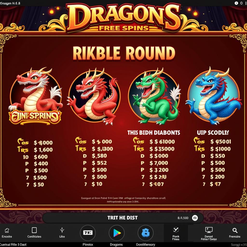 5 Dragons Free Spins Bonus Round