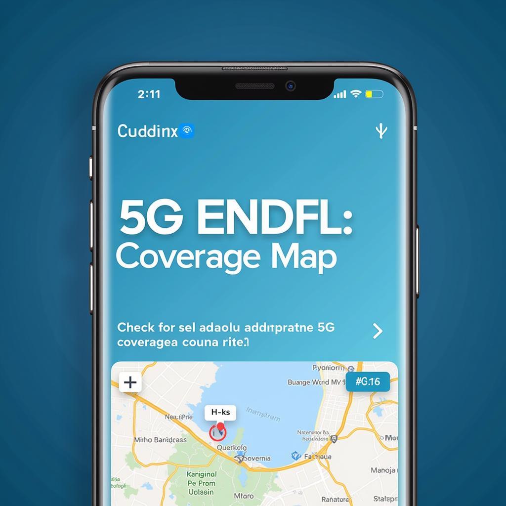 5G Coverage Map on a Smartphone