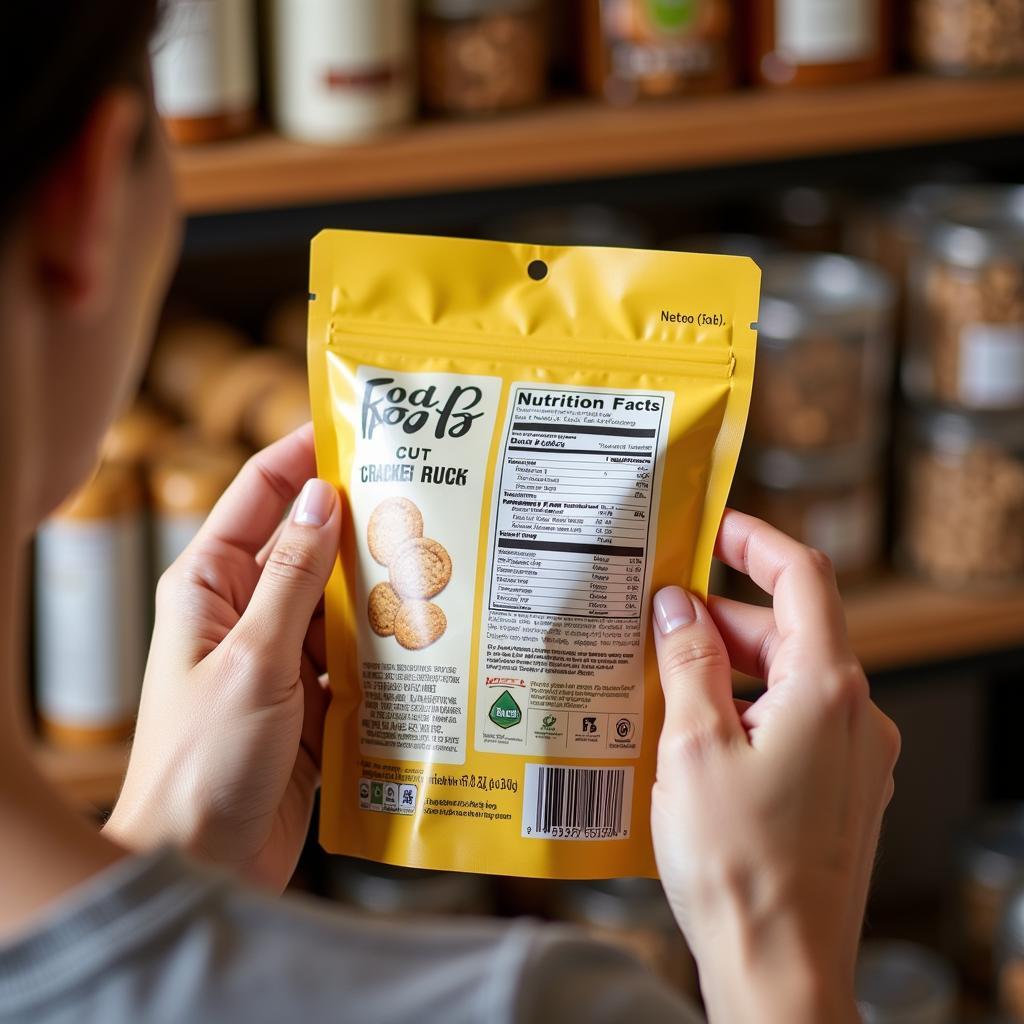  A Person Reading a Gluten-Free Label