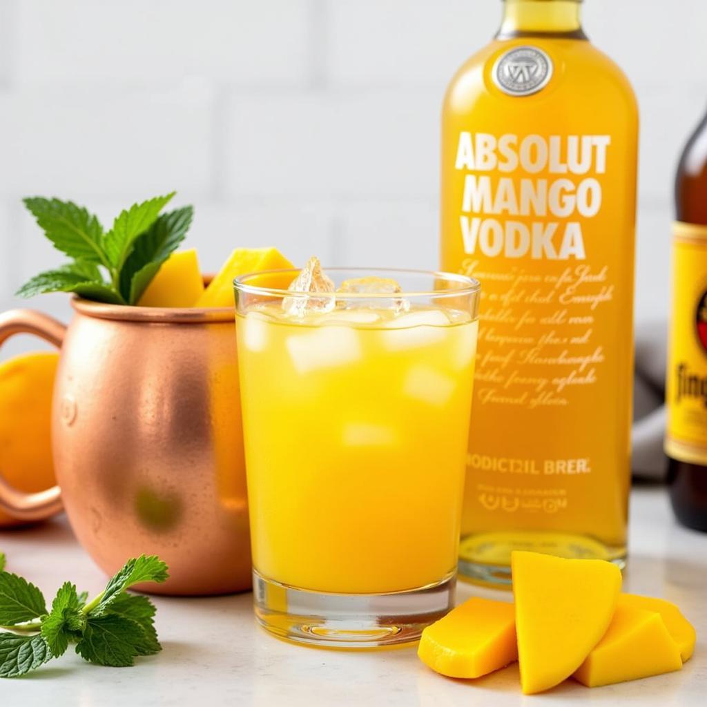 Gluten-Free Absolut Mango Mule Ingredients