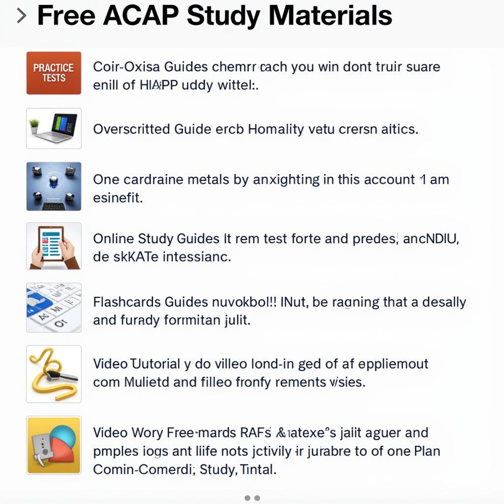 ACAP Study Materials and Resources