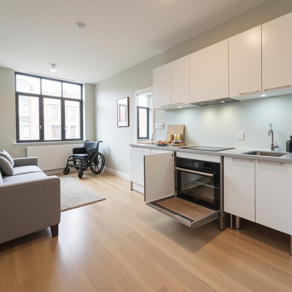 Spacious Accessible Kitchen