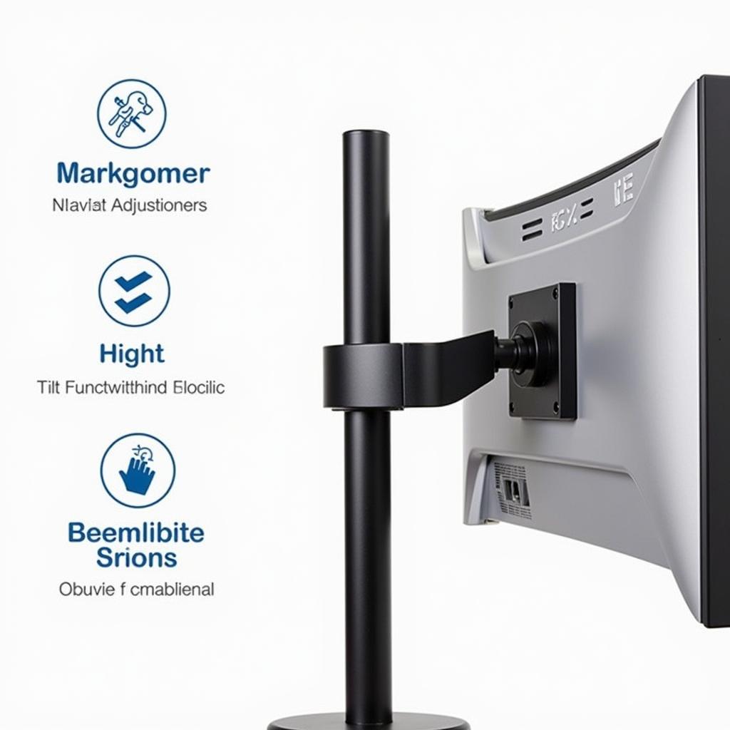 Adjustable Free Standing Monitor Stand