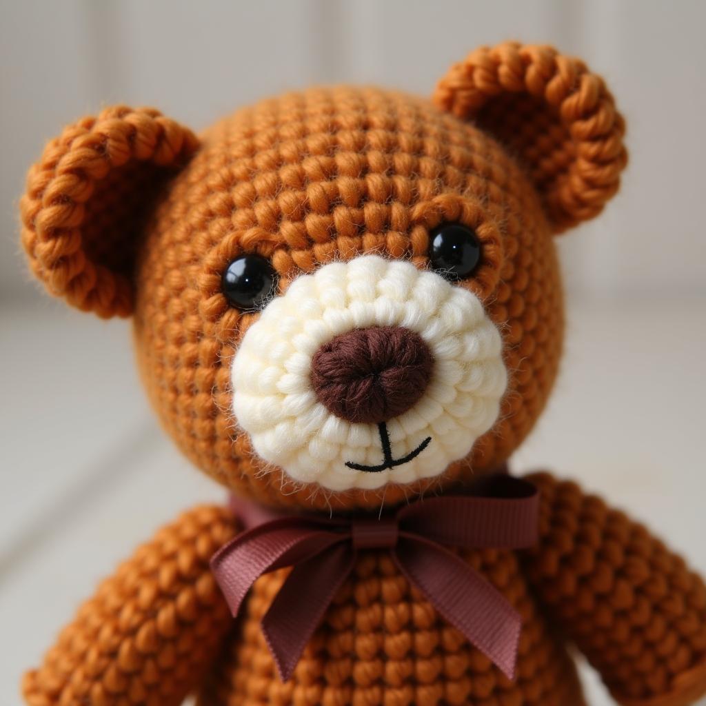 Adorable Knitted Teddy Bear