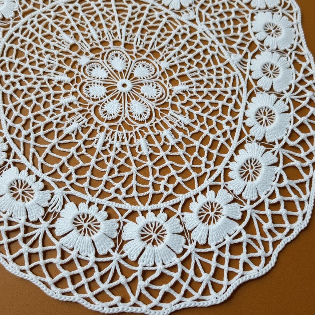 Intricate Christmas doily crochet patterns for experienced crocheters