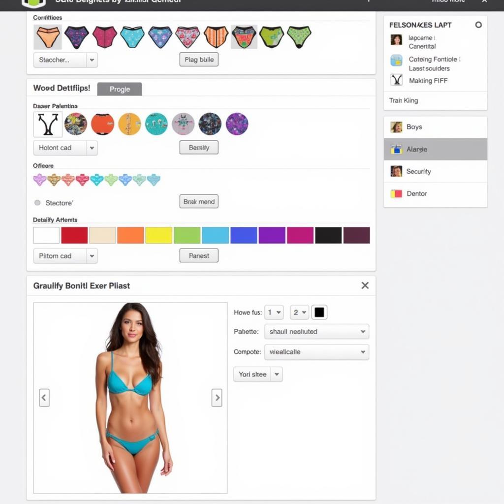 AI Bikini Generator Interface