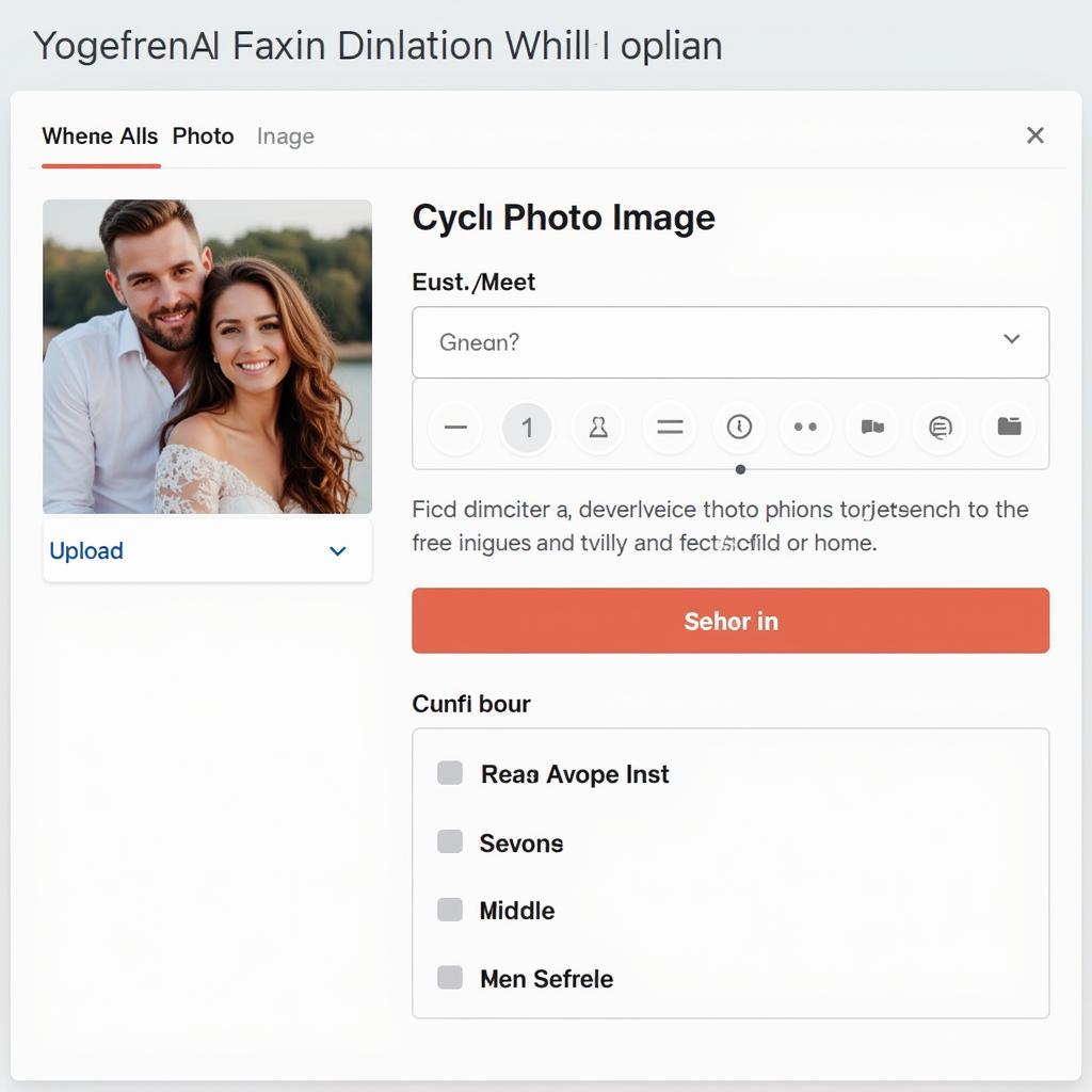 AI Couple Photo Generator Interface