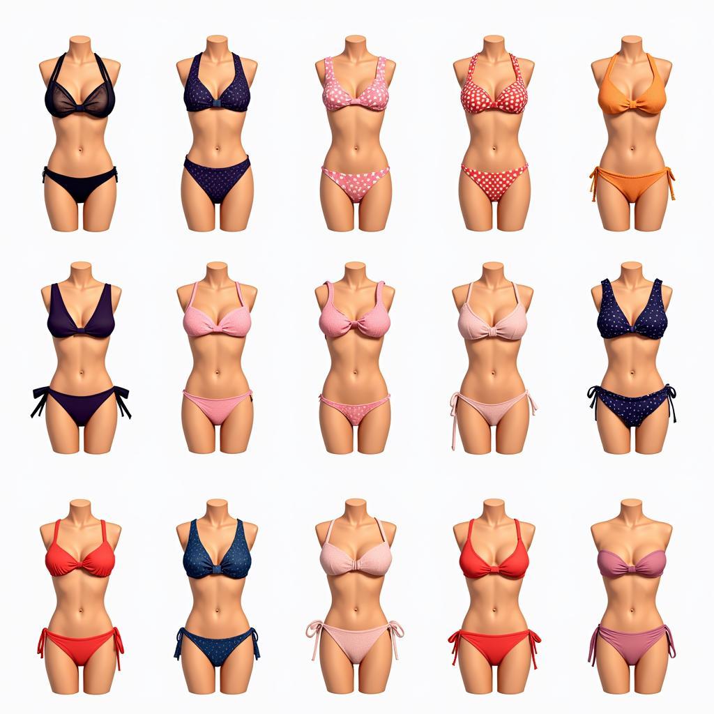 AI Generated Bikini Designs