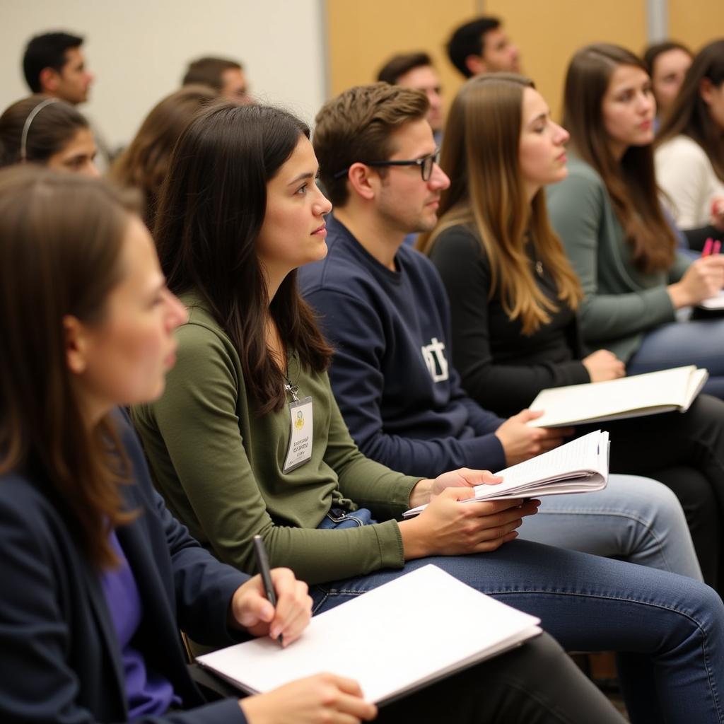 Students attending the Al Neuharth Free Spirit and Journalism Conference