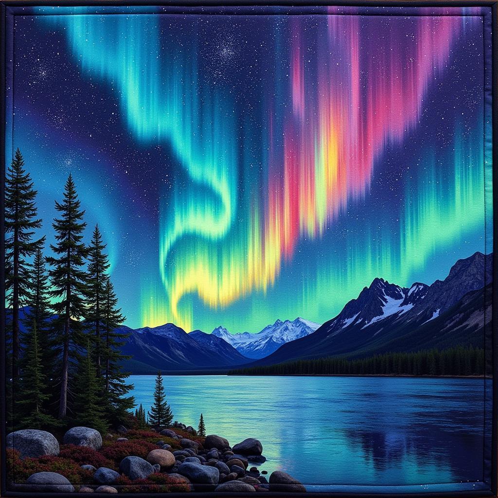 Stunning Northern Lights Quilt Pattern