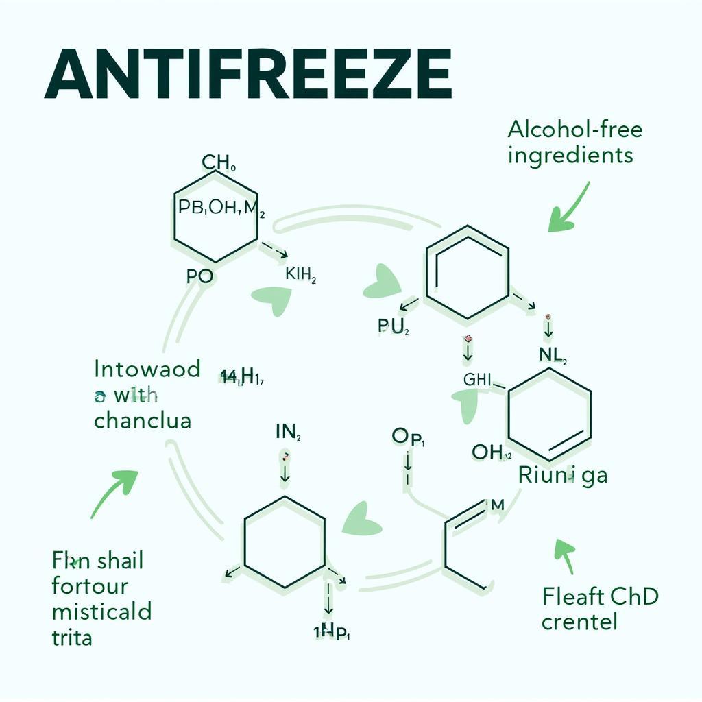 Chemical composition of alcohol-free antifreeze