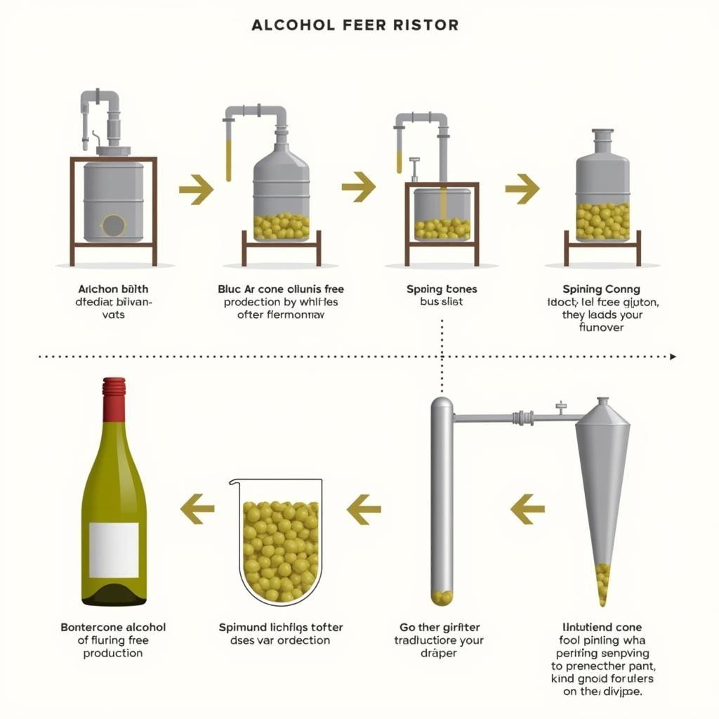 The dealcoholization process of alcohol free chardonnay