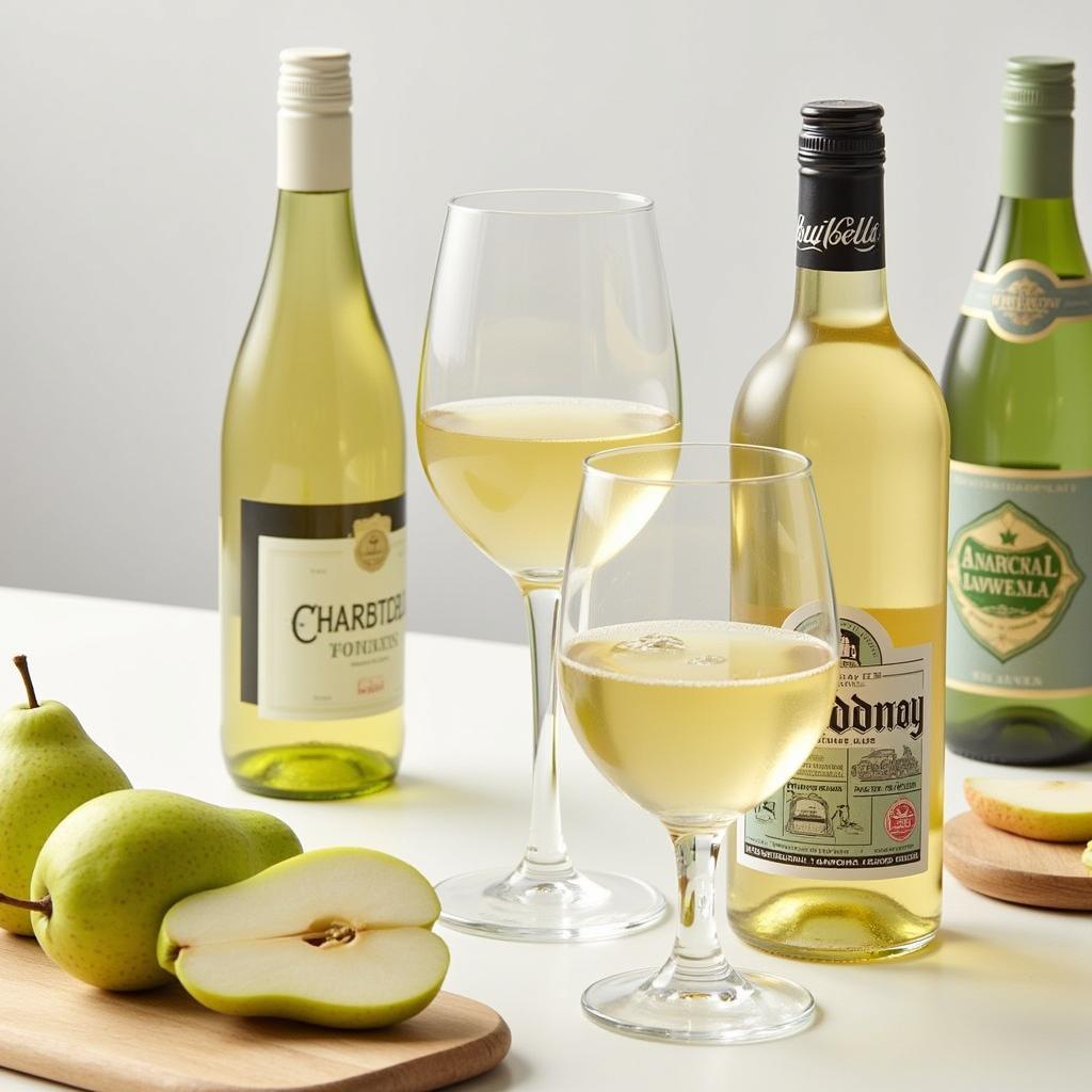 A tasting of different alcohol free chardonnay brands