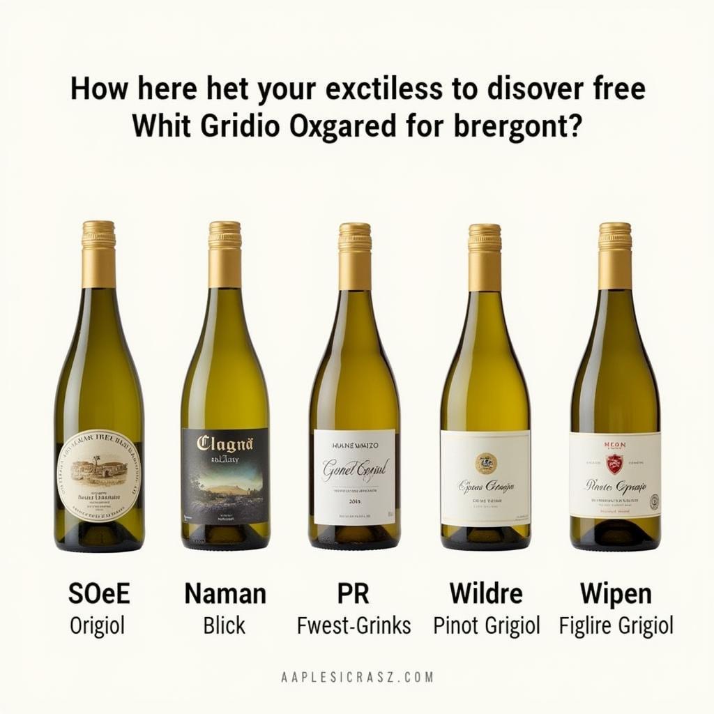 Selecting Alcohol Free Pinot Grigio