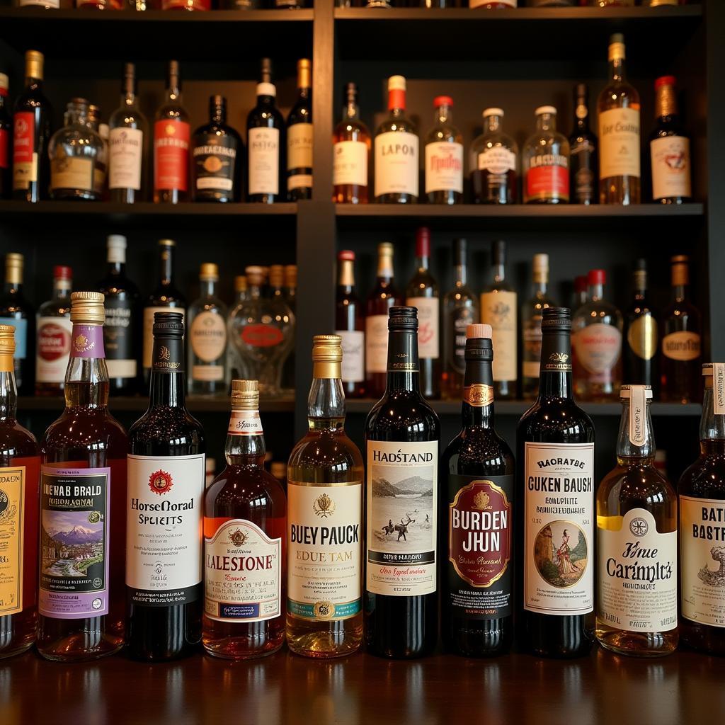 A Selection of Alcohol Free Spirits