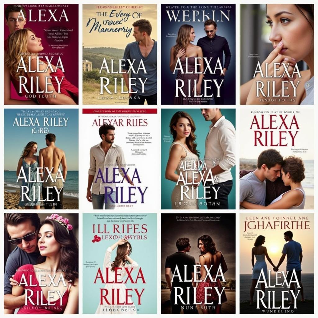 A Collection of Alexa Riley Book Covers