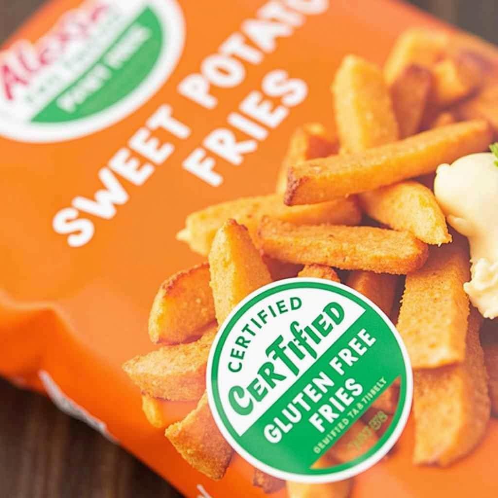 Gluten-Free Label on Alexia Sweet Potato Fries Packaging