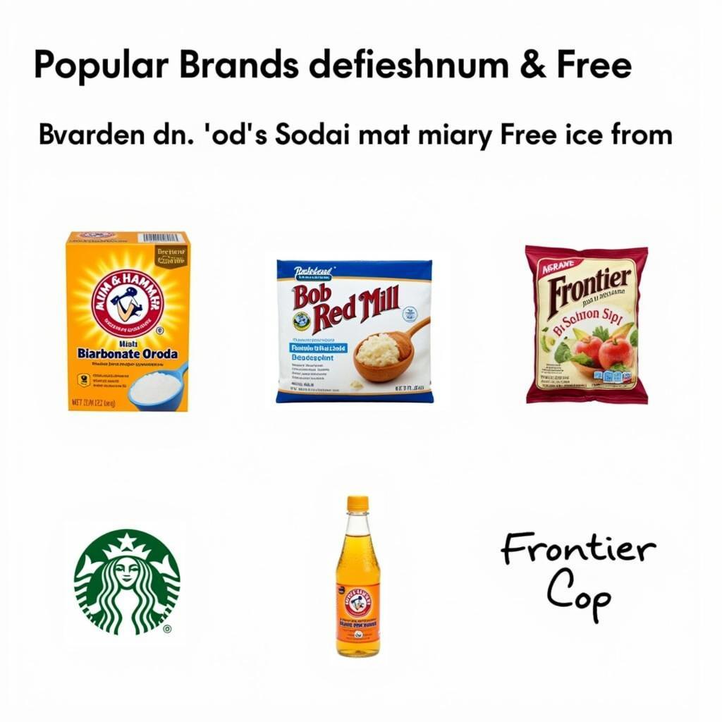 Popular brands of aluminium free bicarbonate of soda