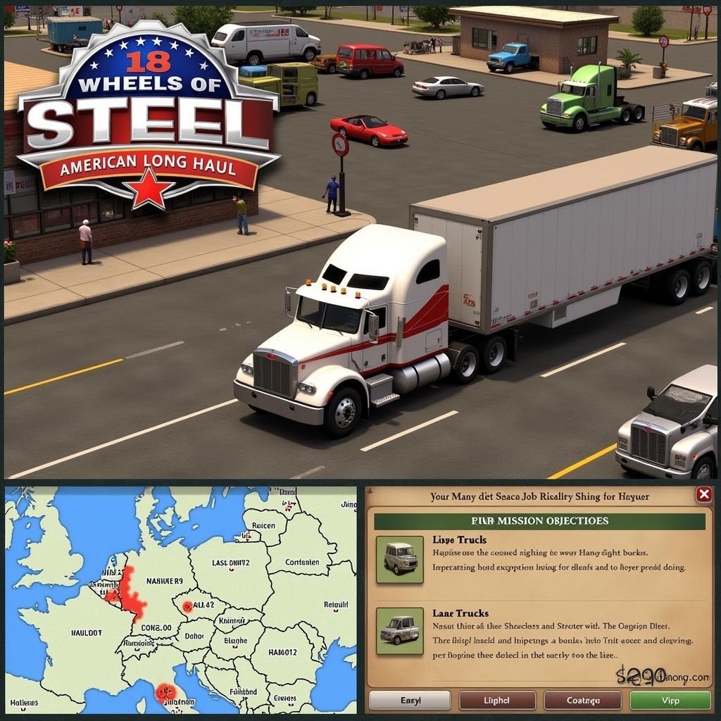 Playing 18 Wheels of Steel: American Long Haul