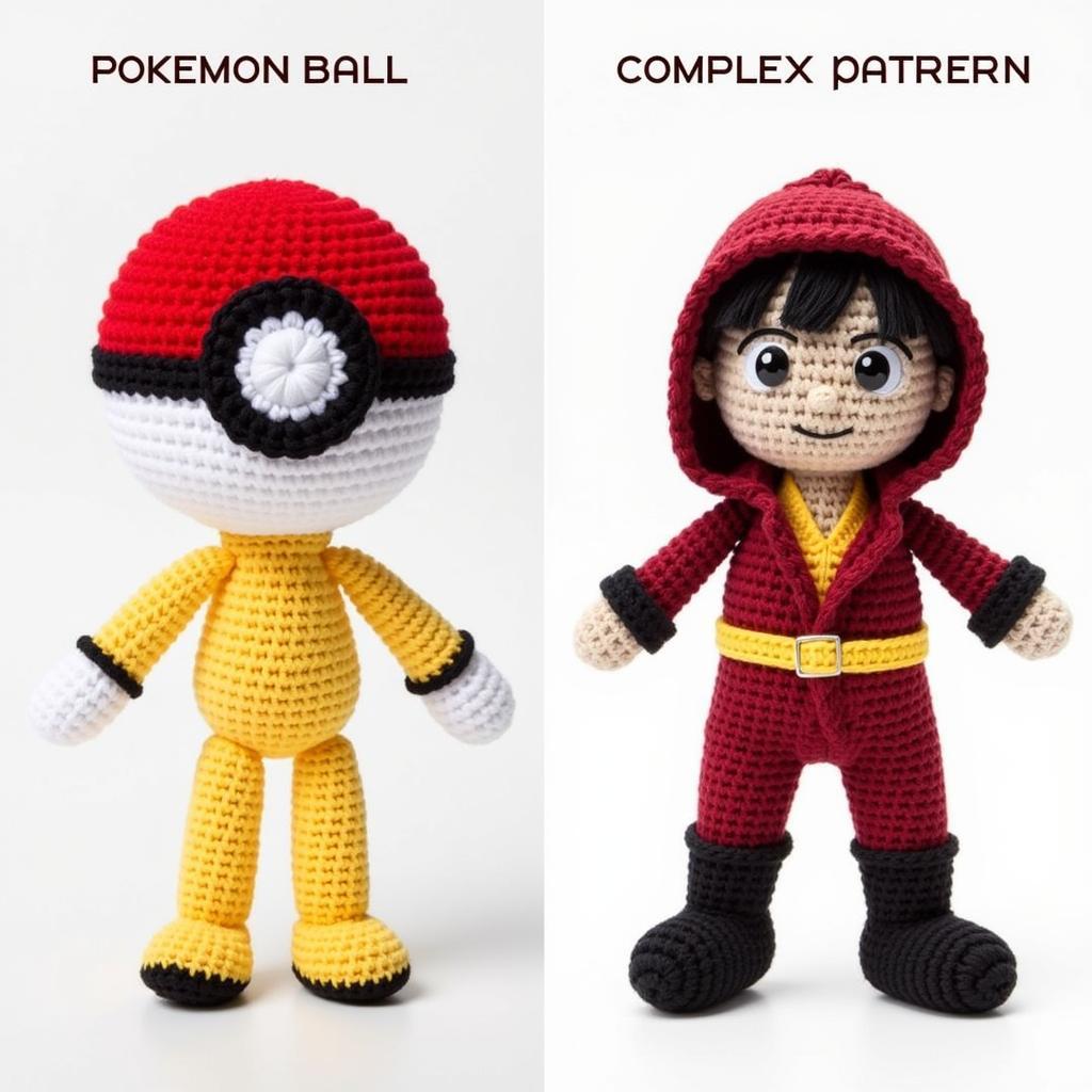 Anime crochet patterns for different skill levels