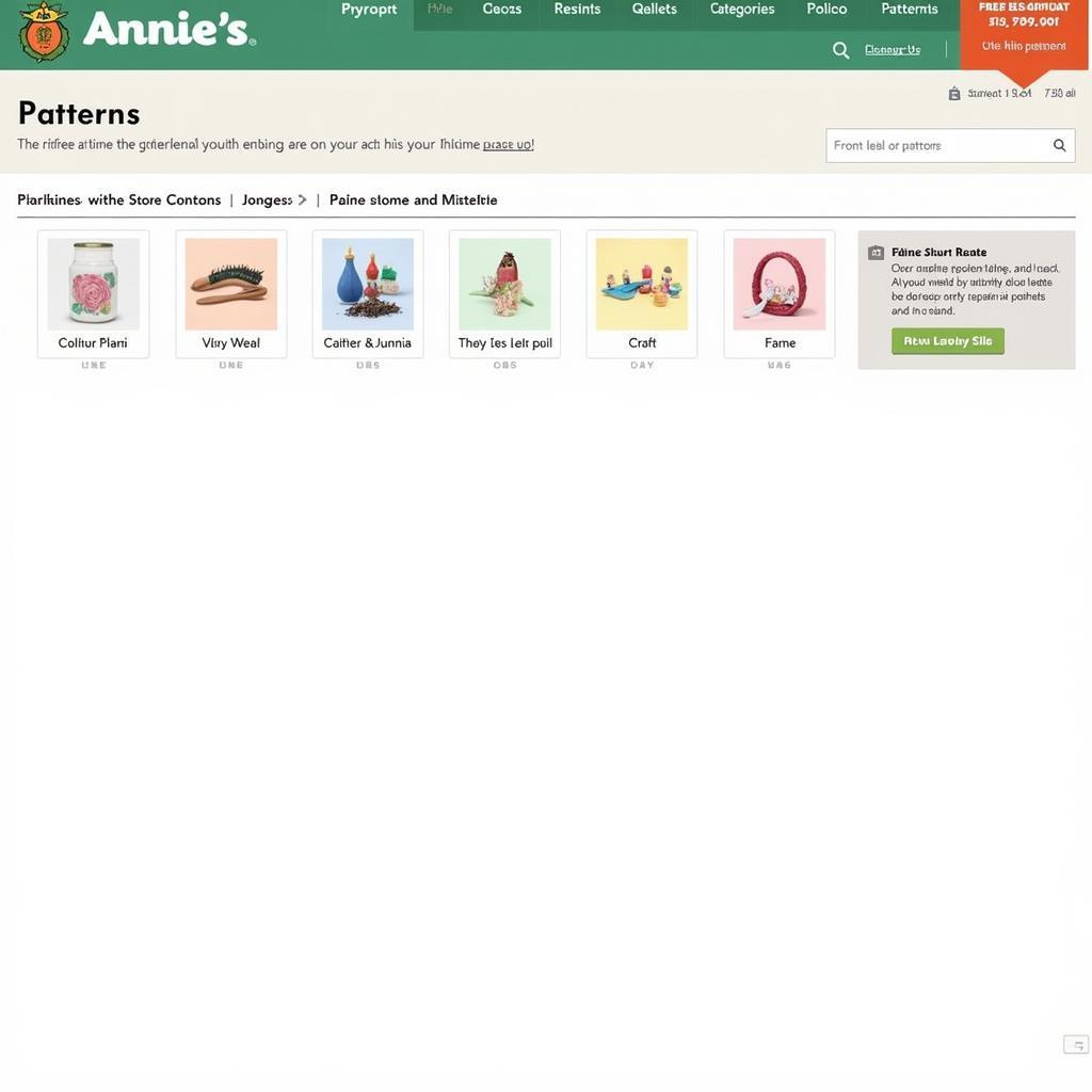 Annie's Patterns Website