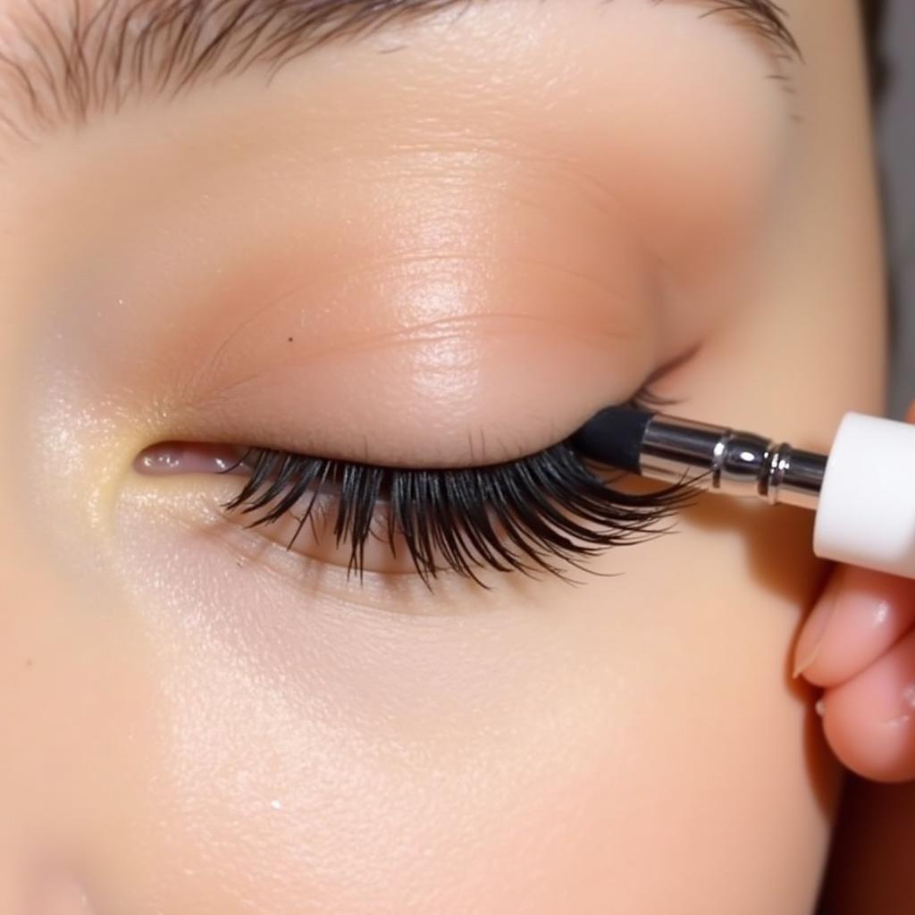 Applying Duo Latex Free Lash Glue