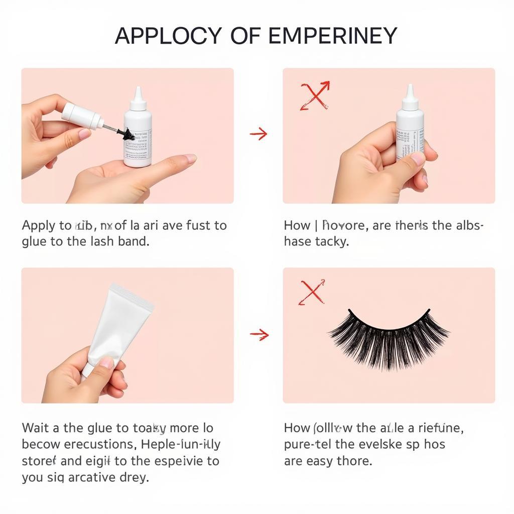 Applying Latex-Free Eyelash Glue Correctly