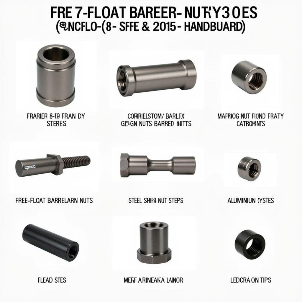 Different Types of AR15 Free Float Barrel Nuts