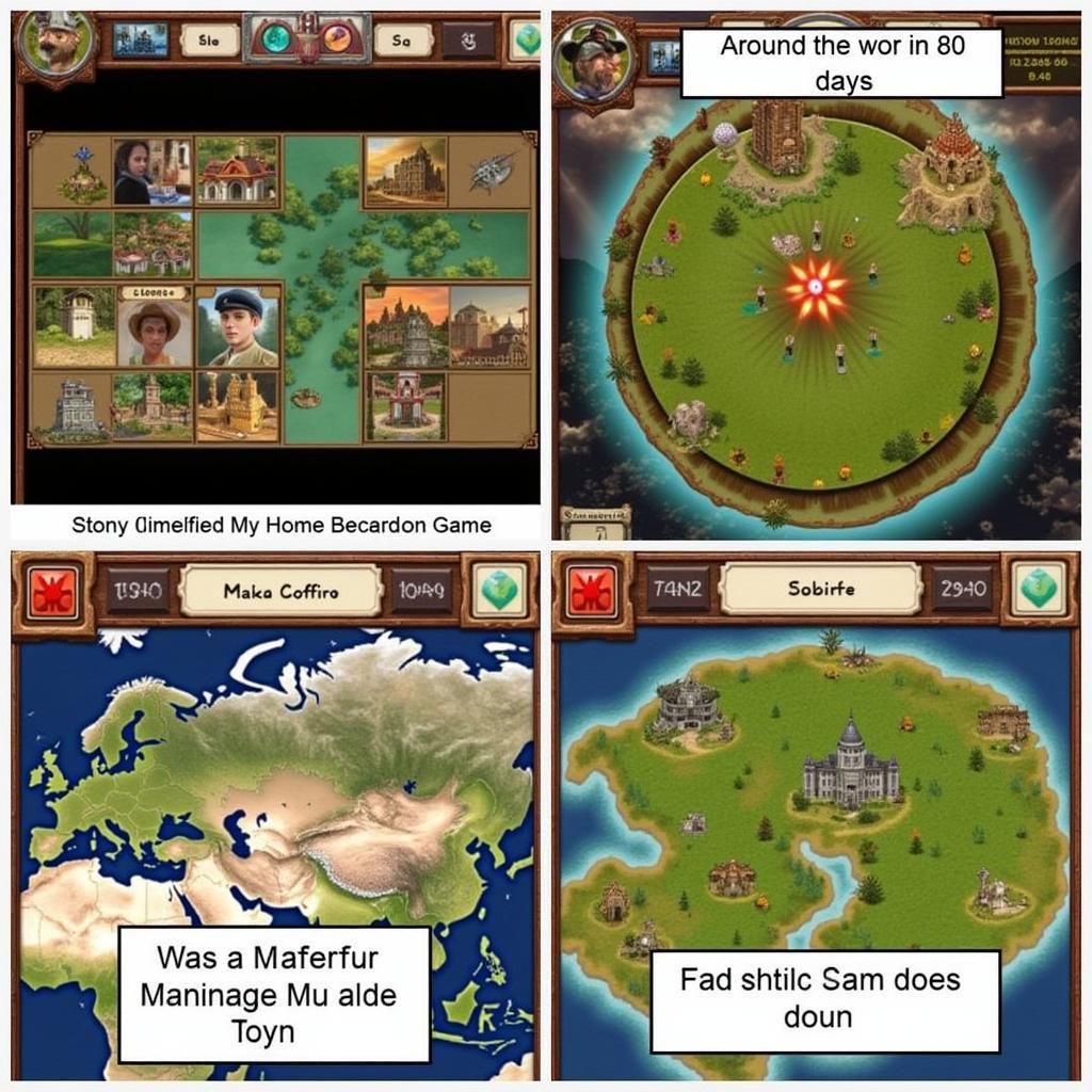 Around the World in 80 Days Game Types