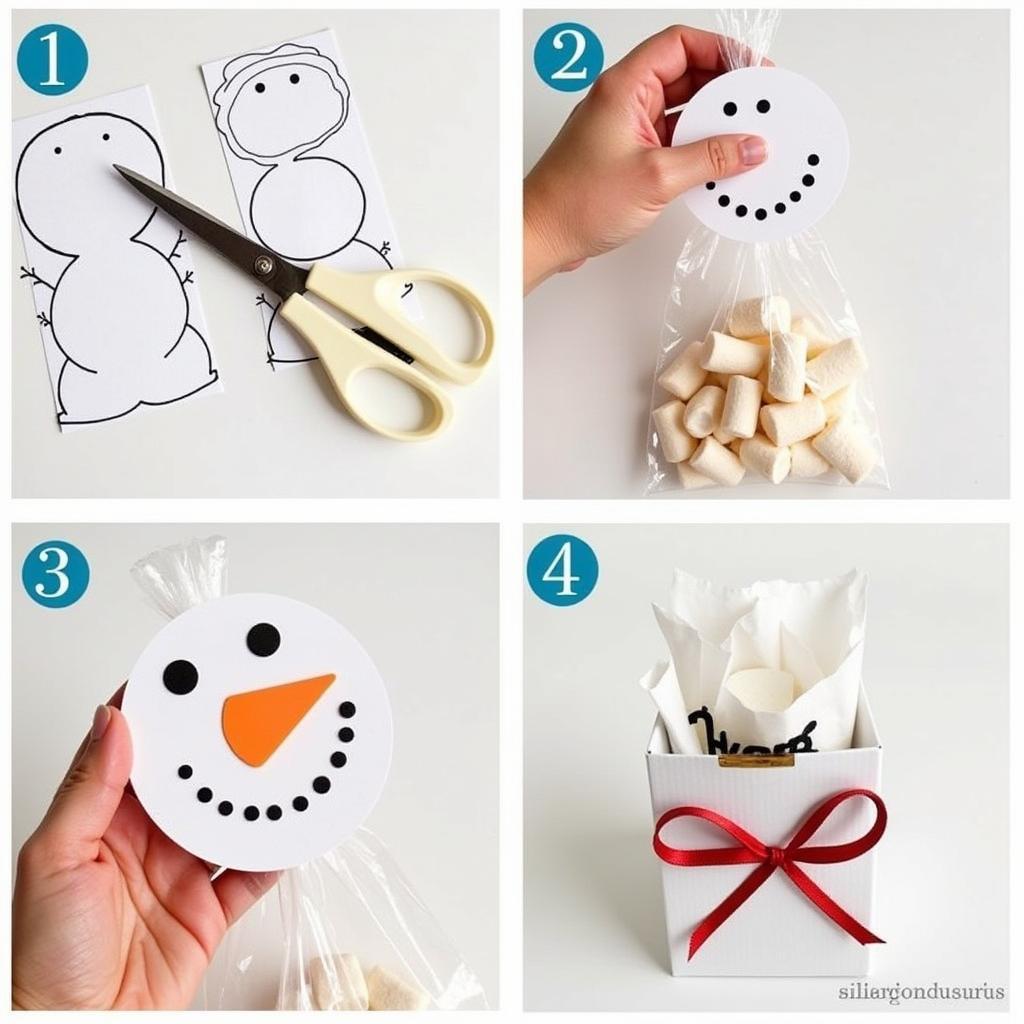 Step-by-Step Guide to Assembling Snowman Soup Treat Bags