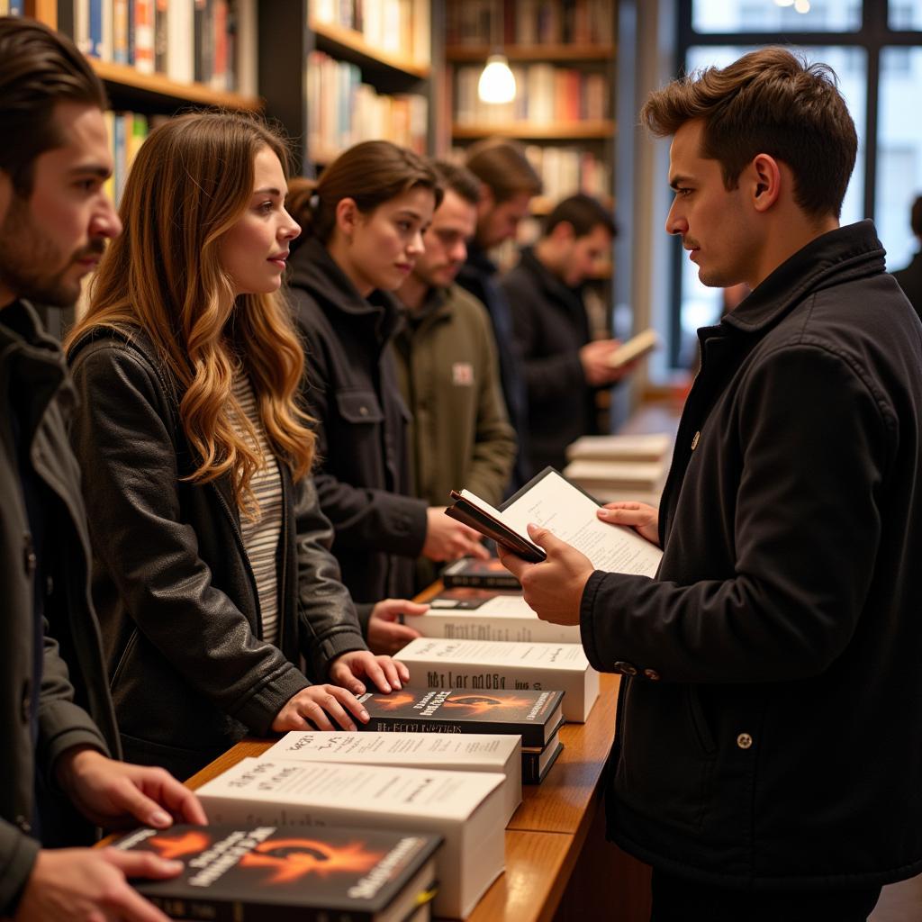 Supporting Authors at a Book Signing Event 