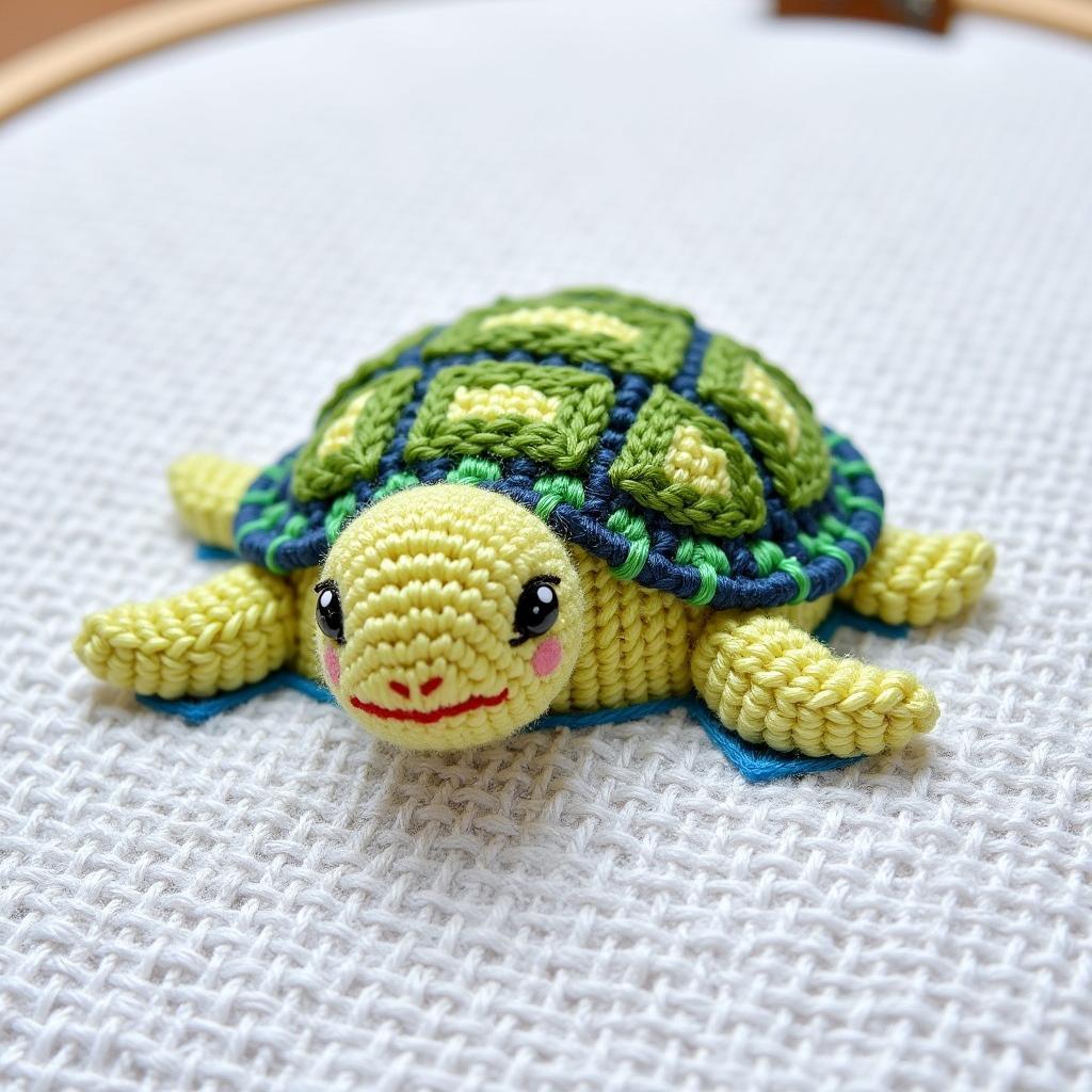 Baby Turtle Cross Stitch Pattern Free