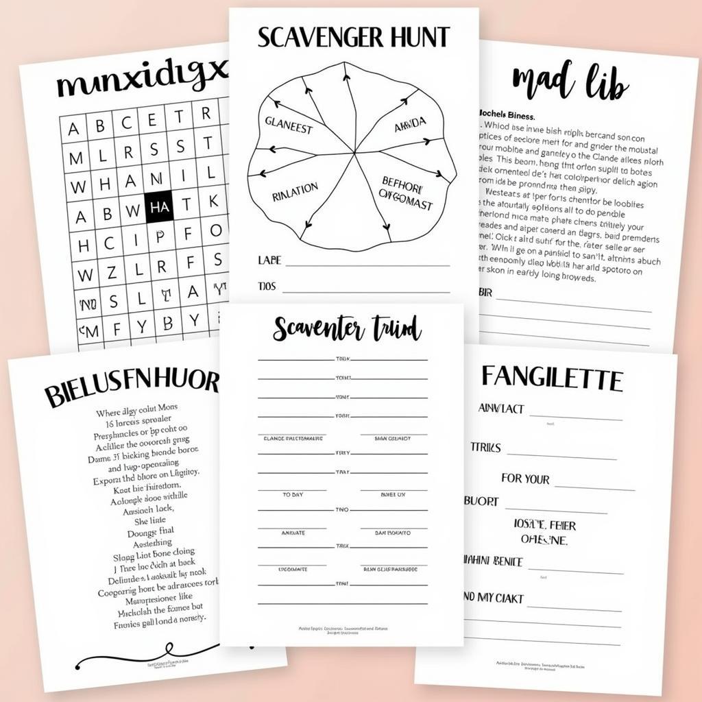 Free Printable Bachelorette Games