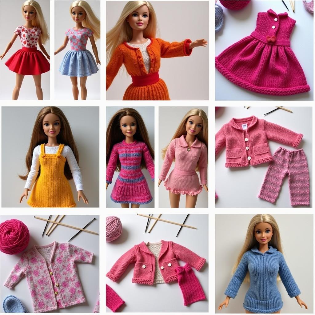 Collection of Free Barbie Knitting Patterns