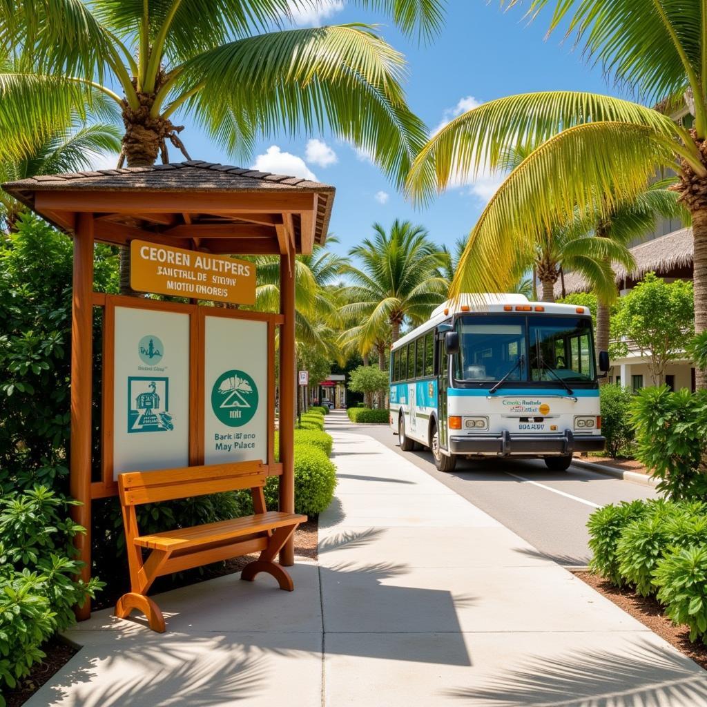 Barcelo Maya Palace Shuttle Stop