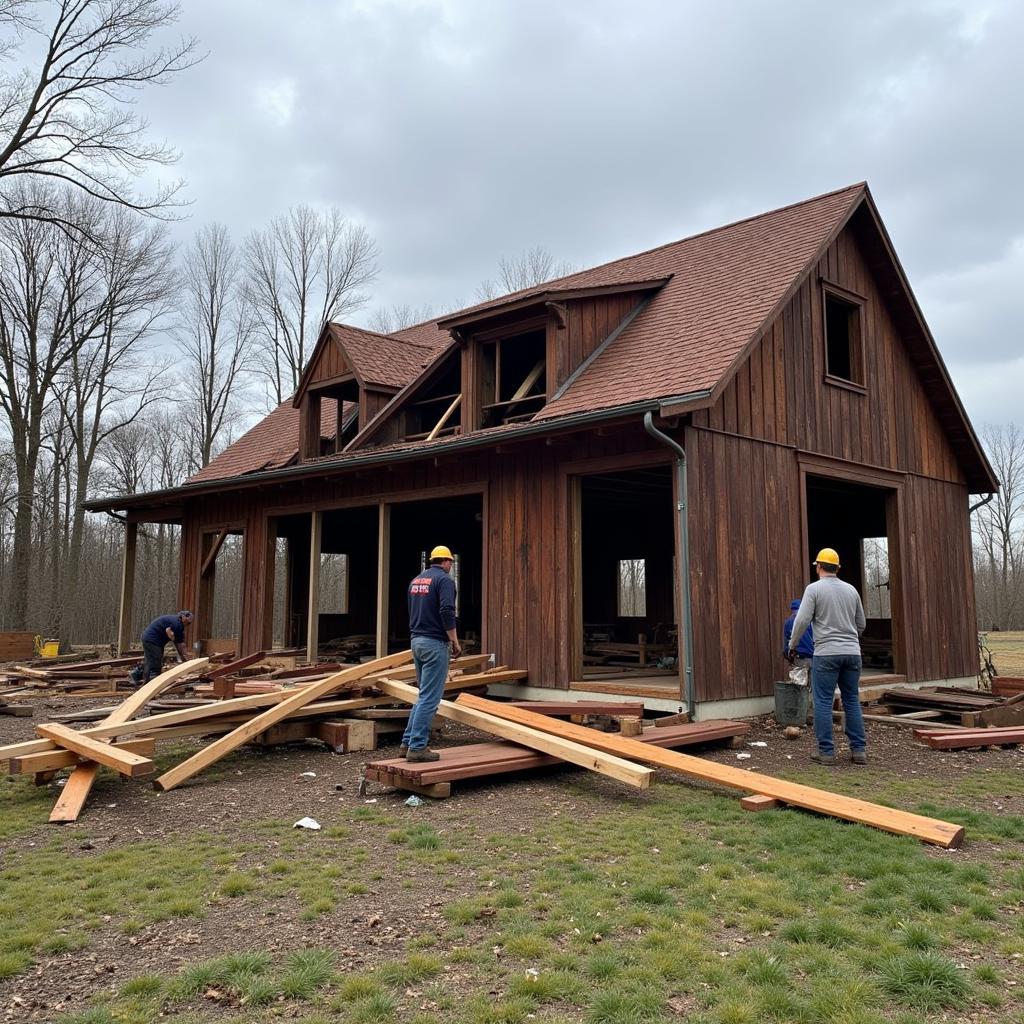 Barn Salvage Company in Action