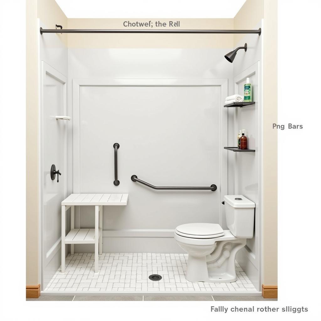 Barrier Free Bathroom Layout Design