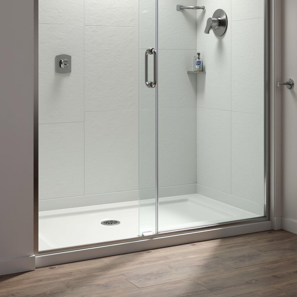 Modern Barrier Free Shower Pan Design