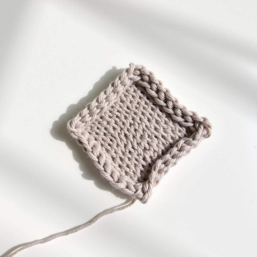 Basic Mitered Square Knitting Pattern