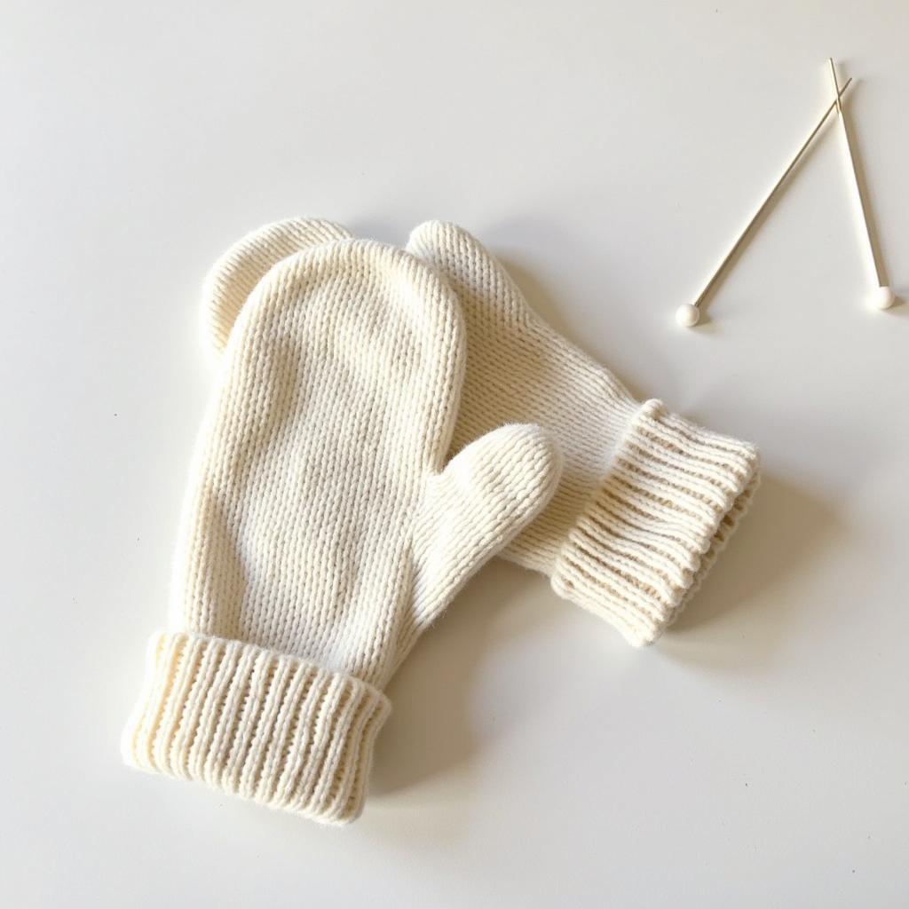 Basic Two Needle Mitten Pattern