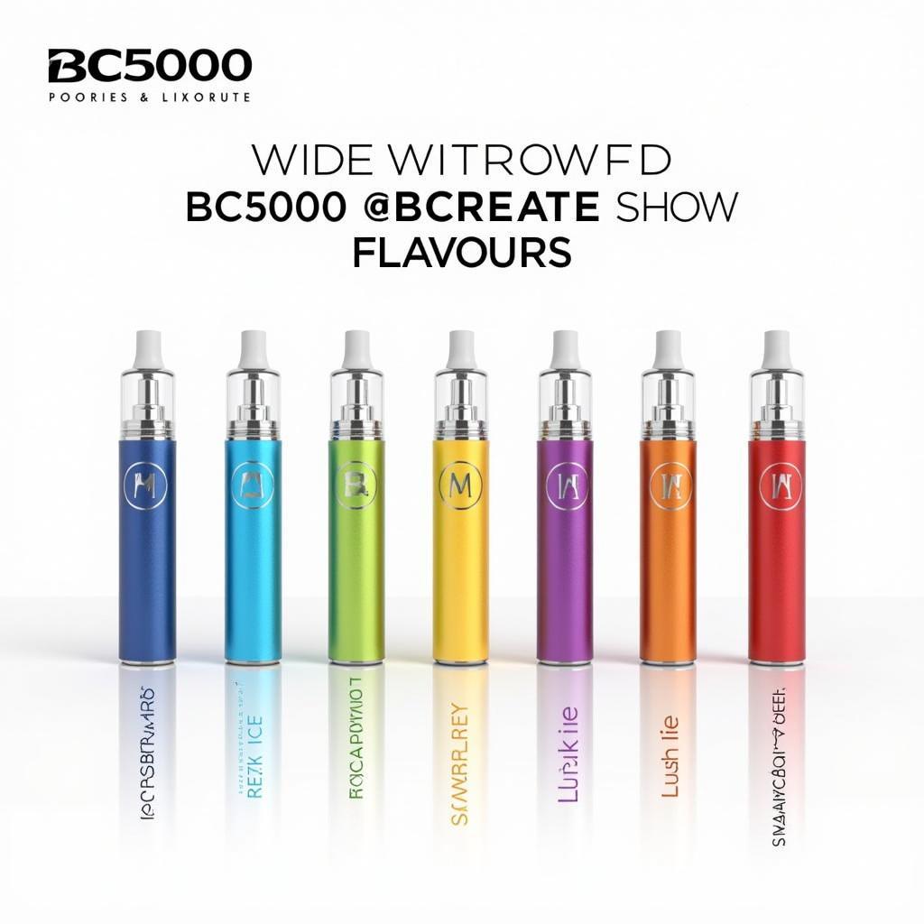 BC5000 EBCREATE Nicotine Free Flavors