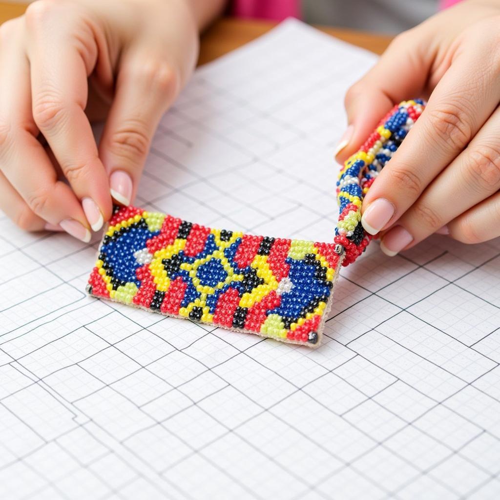 Beading Project Using Free Graph Paper