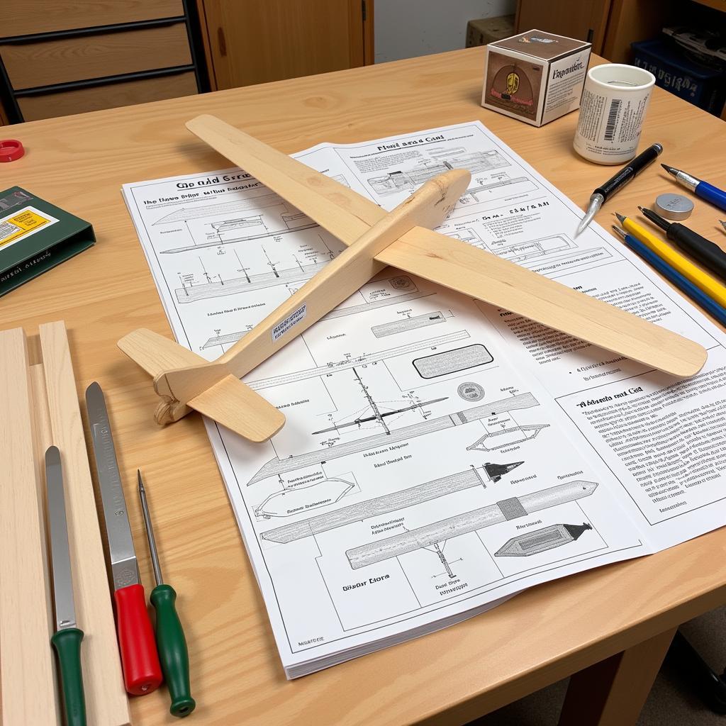 Free Beginner Balsa Wood Glider Plan