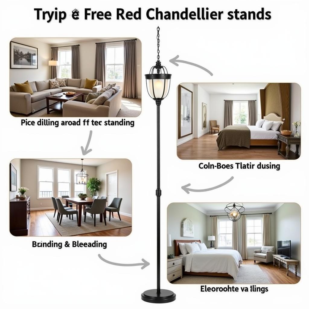 Benefits of Using Free Standing Chandelier Stands in Interior Design