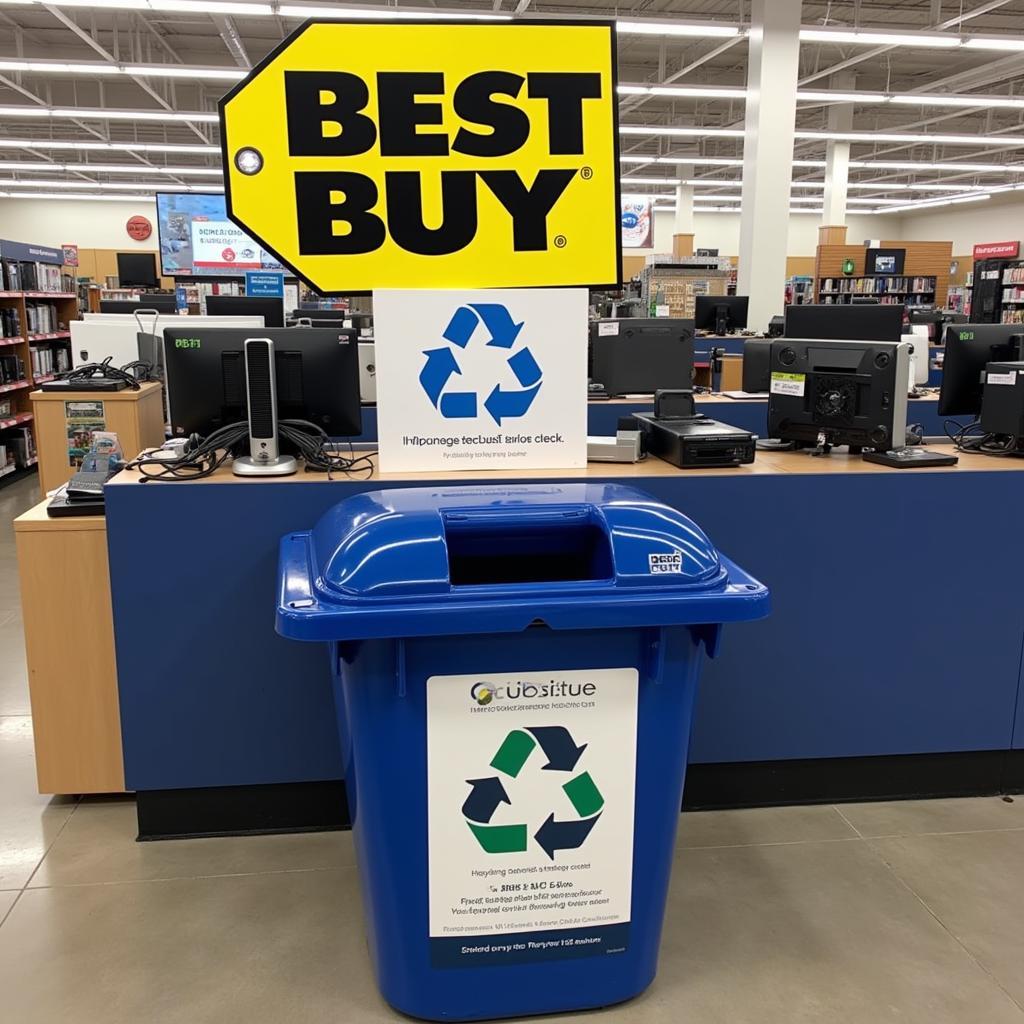 Best Buy electronics recycling drop-off