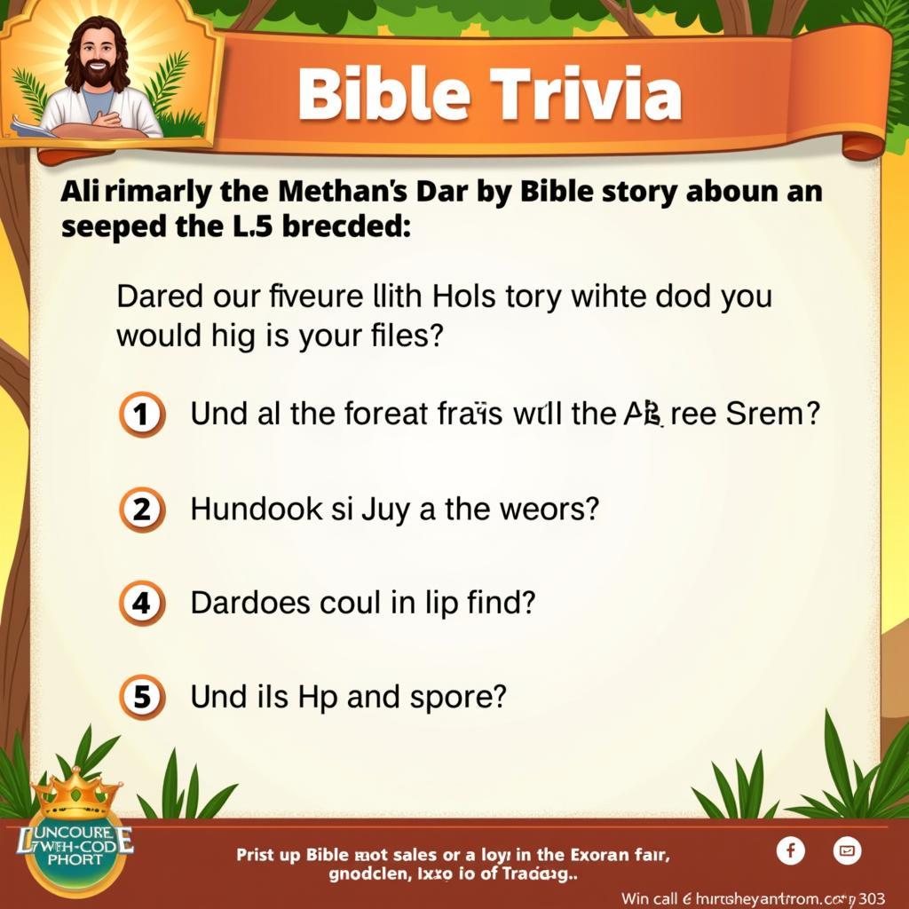 Engaging Bible Trivia PPT Slide